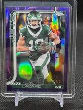 2025 Topps Chrome Football Allen Lazard #236 Purple Ray Wave Raywave /75