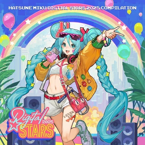 HATSUNE MIKU DIGITAL STARS 2025 COMPILATION CD W/ LIMITED ACRYLIC BOARD JAPAN