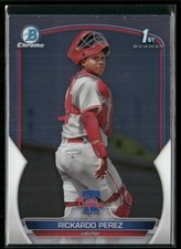 Rickardo Perez 2023 Bowman Chrome Prospects #BCP-27 Philadelphia Phillies