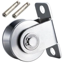 Cable Pulley Wheel W/ Bearing Sliding Rope Pulley Stainless Steel Pulley V Type