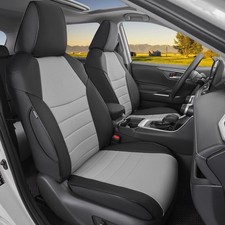 HKZ Fit RAV4 Car Seat Covers Set for 2019 2020 2021 2022 2023 2024 2025 Toyot...