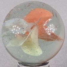 Large Vintage Imported Cat's Eye Marble .99 Inches Near-Mint Condition