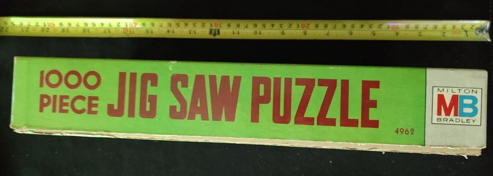 Rompecabezas Big Ben vintage sierra caladora #4962 puerto pesquero 10 completo desconocido 1962 Foto 3 de 4