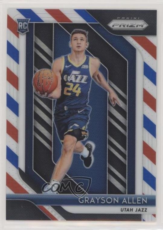 2018-19 Panini Prizm Red White & Blue Prizm Grayson Allen #123 04dh