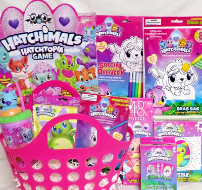 NEW HATCHIMALS EASTER TOY GIFT BASKET ART EGG TOYS BIRTHDAY PLAY SET FIGURES