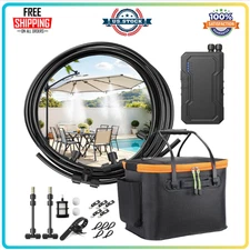 Ausic Portable Misting Systems, Outdoor Water Cooling Misters Set with 6000mAh