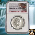 2018 S REVERSE PROOF Silver Kennedy Half Dollar NGC PF 69  LIGHT FINISH  FDOI