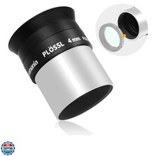 4mm 1.25 Inch Plossl Telescope Eyepiece - Fully Multi Coated 4-Element Plossl...