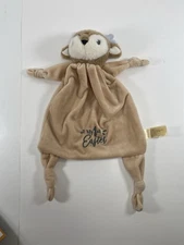 My First 1st Easter Deer Lovey Baby Tan Knotted Security Blanket Soft Plush