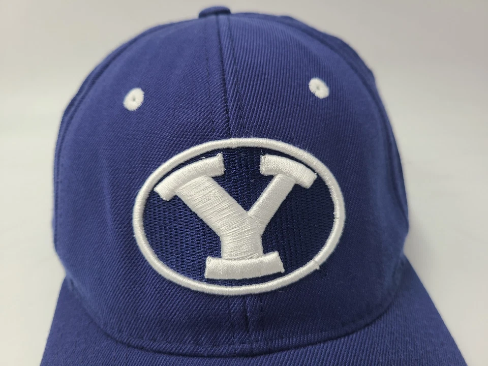 Brigham Young University BYU Cougars Zephyr Fitted 7 5/8 Hat Cap Wool Blend NCAA - Image 4 of 4
