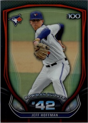 2015 Bowman Chrome Bowman Scouts Top 100 #BTP42 Jeff Hoffman - BB