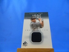 Brandt Jobe SP Authentic Golf 2001 Tour Swatch Tournament Worn Shirt