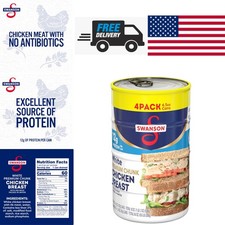 Chunk Chicken Breast in Water 4.5 Ounce Pack of 4 Gluten Free Protein Rich