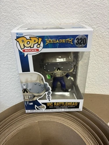 Funko Pop Vinyl Figure Rocks Megadeath Vic Rattlehead 320