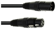 Eurolite DMX Kabel XLR 3-polig 10m Schwarz Licht Steuerung USITT DMX-512/1990/-A