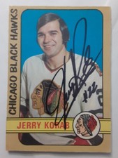 ☆SIGNED JERRY 'KING KONG' KORAB (RC)☆ 1972-73 OPC #285 ~ VGEX+
