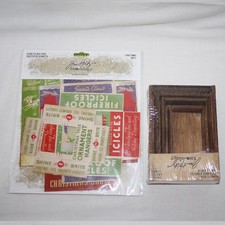 Tim Holtz Idea-ology Vignette Box Tops TH94000 Vignette Boxes TH93279 Christmas