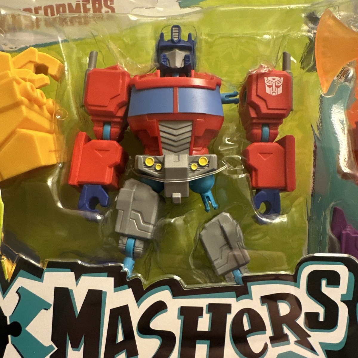 Transformers MixMashers Optimus Prime – Figura Deluxe Combinable Con Piezas Intercambiables