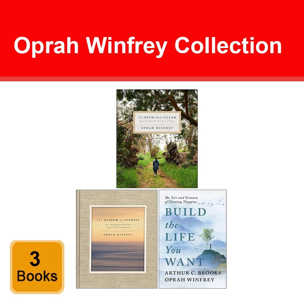 Oprah Winfrey Collection 3 Books Set Path Made Clear, Wisdom of Sundays