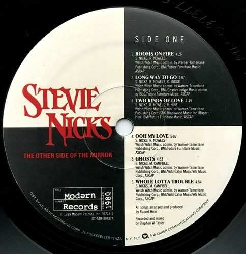 STEVIE NICKS "The Other Side Of The Mirror" LP Original 1989 Modern NM /NM - 第 3/8 張圖片