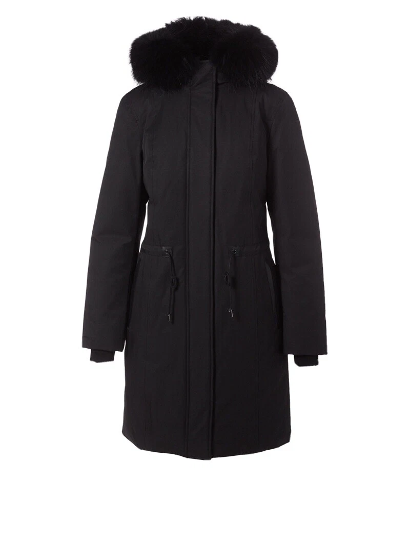 Mackage Women Fur-Lined Twill Parka, Rena