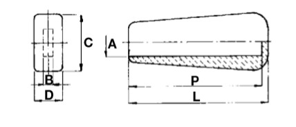 Manopola Piatta Piccola Per Trattore Agricolo Codice A02302:Ricambi - Foto 2