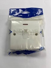 833 BG Nexus 20amp double pole switch with neon and flex outlet