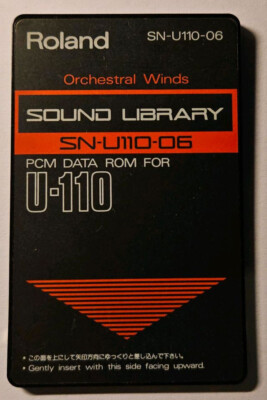Roland SN-U110-06 SampleROMcard für U110, U220, U20