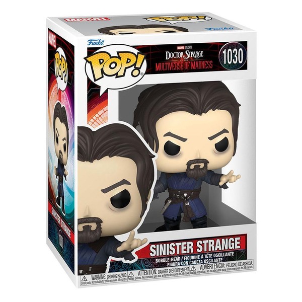 Doctor Strange Multiverse Of Madness Sinister Strange Pop Marvel #1030 Figure-image