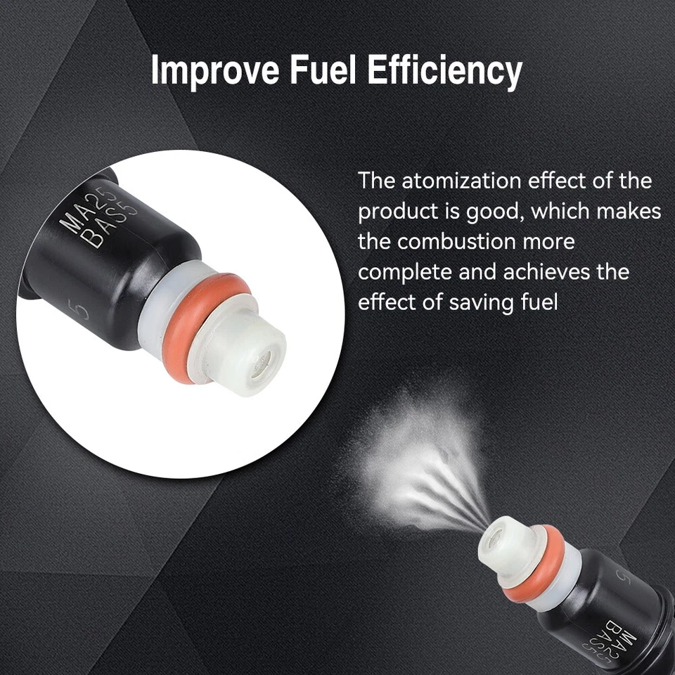 4 inyectores de combustible para Honda HR-V 2016 Honda Civic 2012 2013 2014 2015 1,8 L Foto 3 de 4