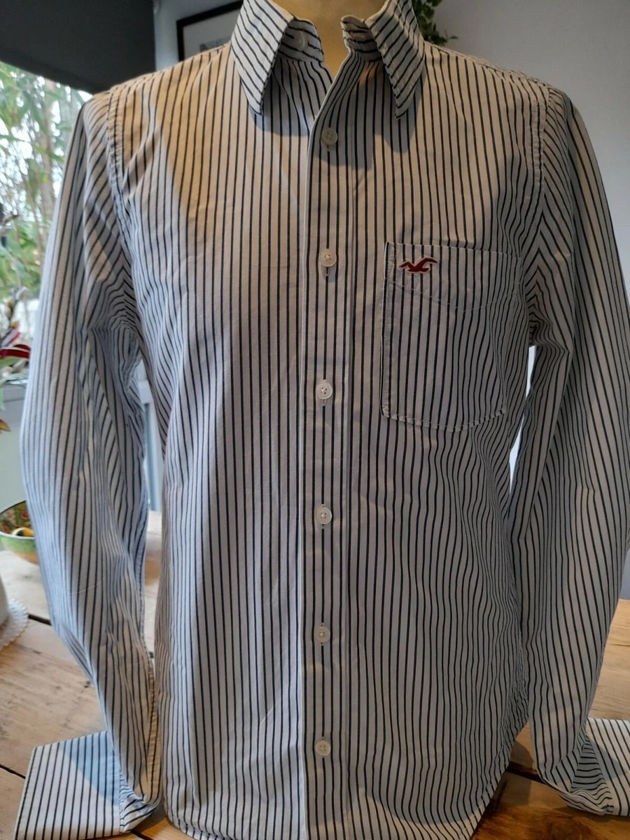 Hollister mens striped shirt sale