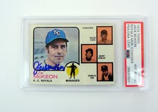 Jack McKeon 1973 Topps Signed Autograph Rookie Card RC Slabbed PSA/DNA COA