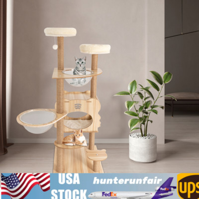 Multisize Cat Tree Tower Condo Activity Center Furniture Scratch Post Play House