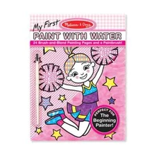[Melissa & Doug] Paint With Water Activity Book - Cheerleaders - New