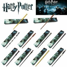 Varita mágica con núcleo de metal de Harry Potter Cosplay Hermione Granger Voldemort caja de regalo