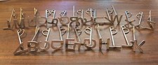 1" Letter Branding Irons - 1" Letters - ALL 26 Letters A-Z - FREE Shipping