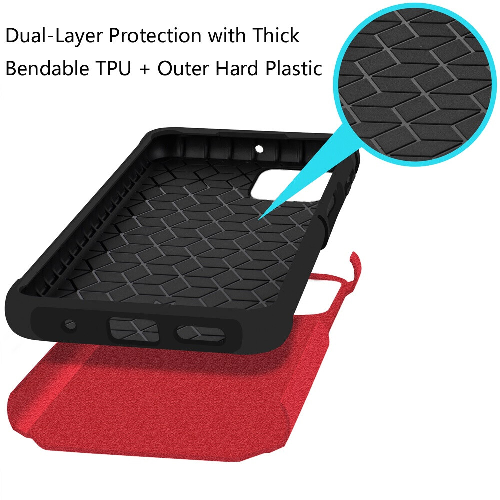 BMPNLSZ Custodia per T-Mobile Revvl 7 PRO, Morbido TPU Silicone Case Gel Sottile Cover Pellicola Protettiva in Vetro Temperato per T-Mobile Revvl 7 PRO (6,82) - OYLLM9
