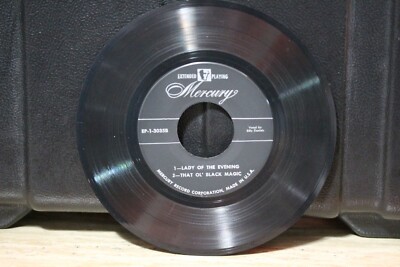 BILLY DANIELS 45 RPM EP RECORD...BUBBLE