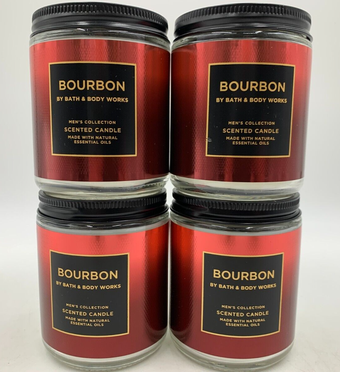 Bath & Body Works Mens Collection Bourbon Single Wick Candle 7 oz
