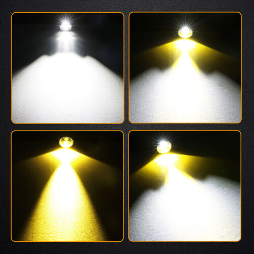 2X For Polaris RZR 3.5" 60W Round LED Driving Spot Lights Pods Foglights Hi/Low - Picture 3 of 18