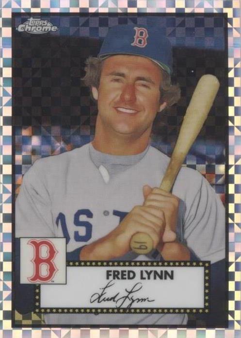 2021 Topps Chrome Platinum Anniversary - Fred Lynn #548 X-Fractor