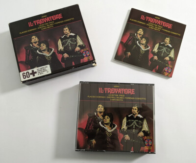 Verdi Il Trovatore - Mehta Price Domingo      2 CD Box-Set