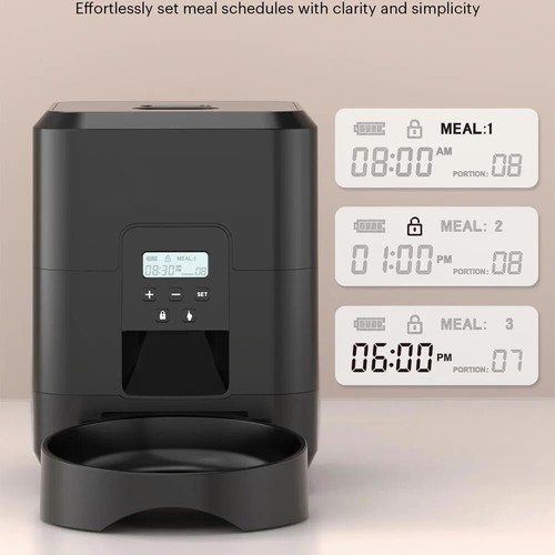 Smart Pet Feeder, Automatischer Katzen-/Hundefutterspender, Zeitgesteuert, Portionskontrolle - Bild 3 von 14