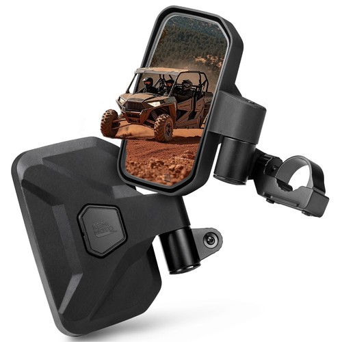 UTV Side Mirrors Reset Spring Back Auto Fold for CFMOTO Zforce Hisun 500 700 RZR - Picture 9 of 9