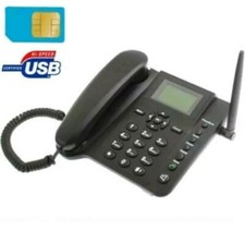 TELEFONO CON SIM CARD GSM FISSO DA TAVOLO SCRIVANIA TIM VODAFONE WIND... 