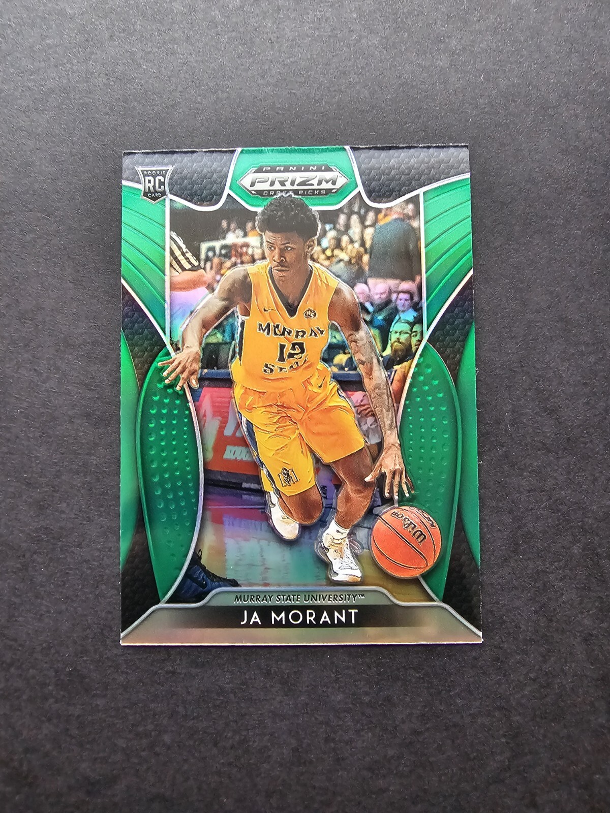 2019-20 Panini Draft Picks Ja Morant 🔥 Green Prizm Rookie Card #2 Grizzlies