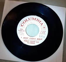 Percy Faith WLP promo 45 The Brass Ring / I Just Can't Wait Columbia 4-42239 vg+