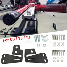 Pair Hi-Lift Jack Mount Hood Bracket Fit for Jeep Wrangler CJ/YJ/TJ 1944-2006