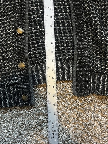 Rag & Bone Mens Cardigan Sweater Size M Wool Chunky Knit Neiman Marcus Target - Picture 6 of 7