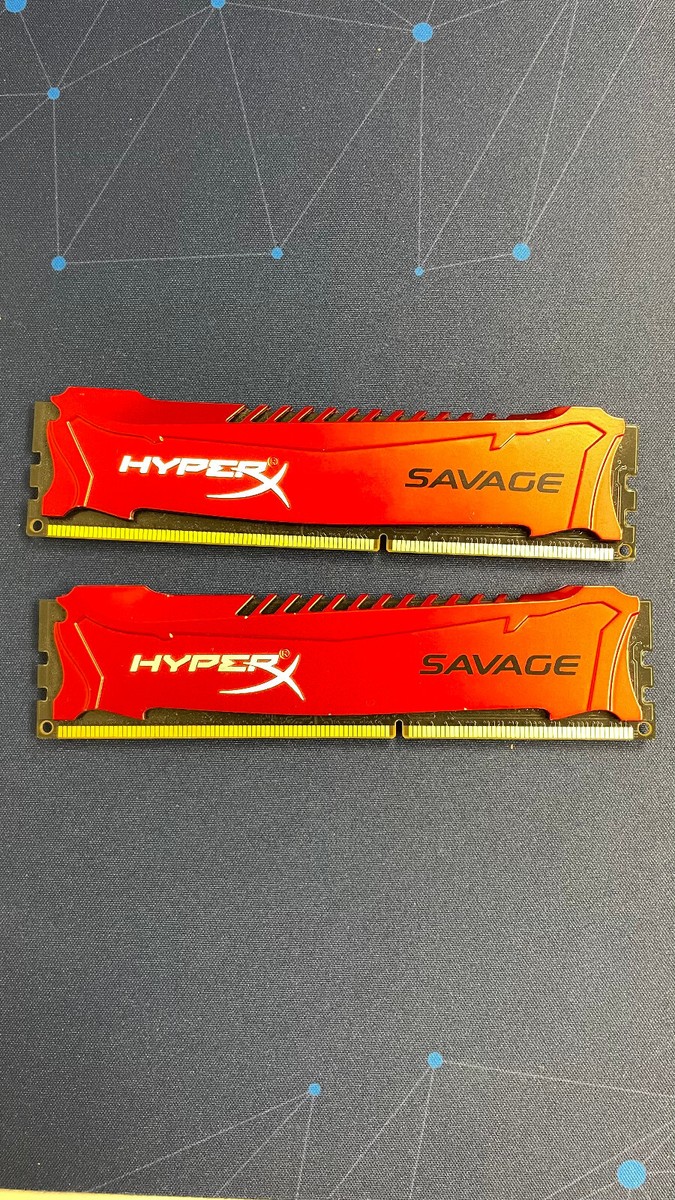 HyperX HP37D4U1S8MR-8XR 8G×2枚セット ほぼ未使用】DDR4メモリ